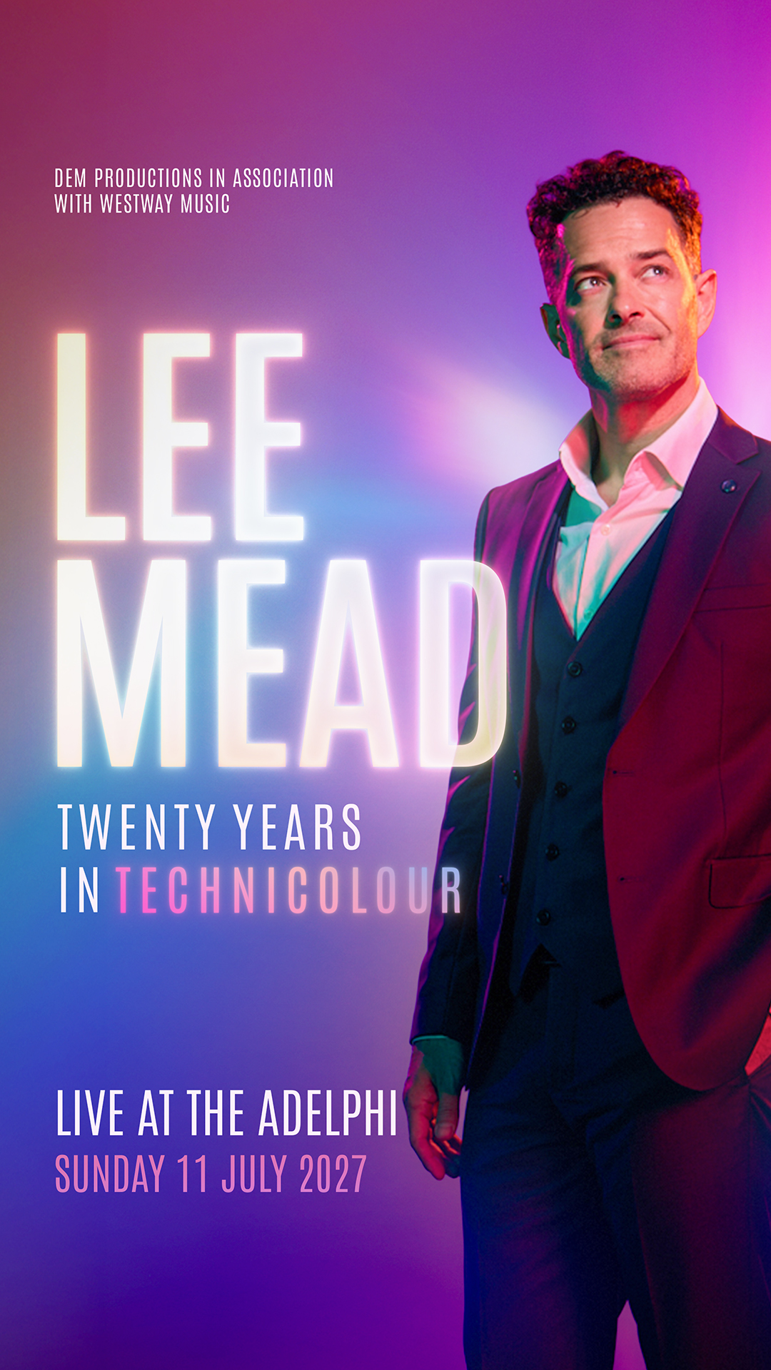 Lee Mead Twenty Years in Technicolour